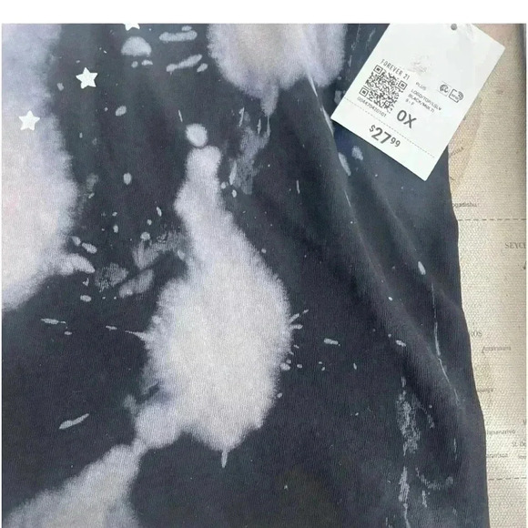 🆕AC /DC Graphic Tie-Dye Long Sleeve Women’s Size 0X Plus Size Forever 21 NWT - Picture 3 of 5